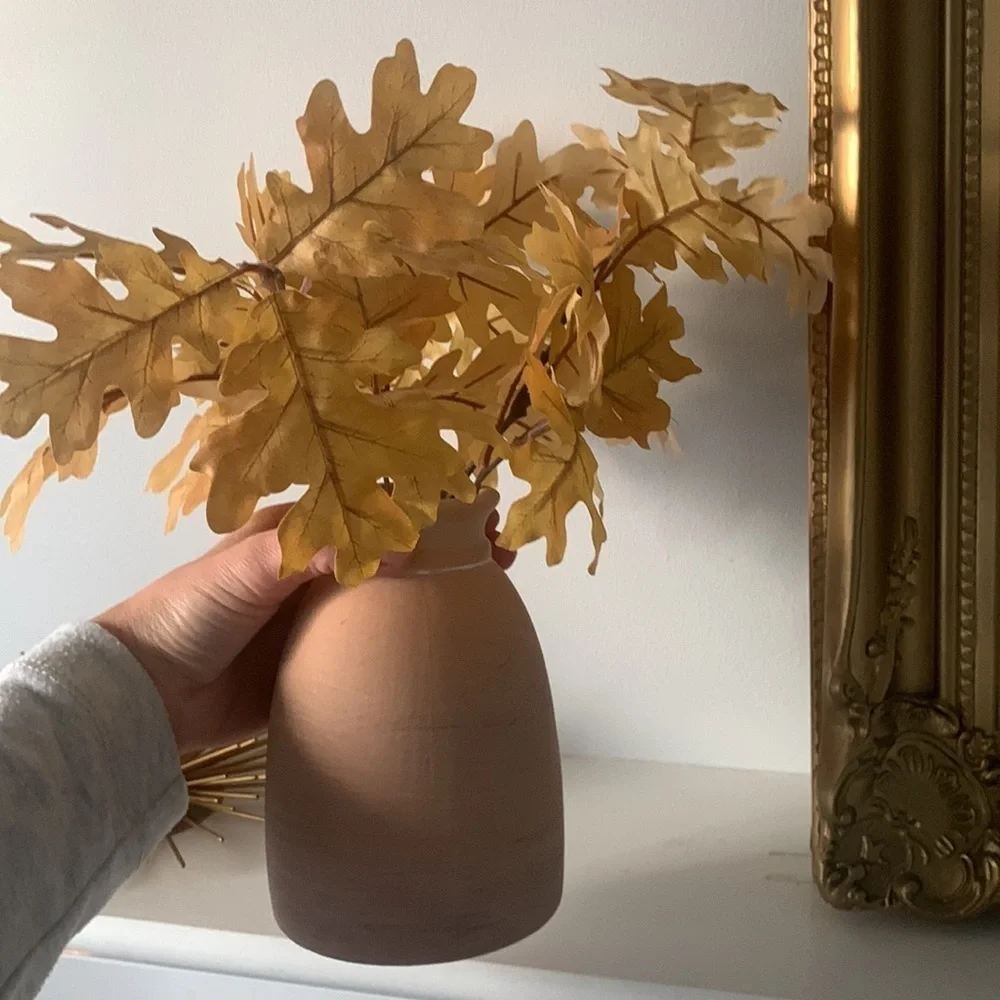 Decorative Tabletop Plant‎ Arrangement fall vase